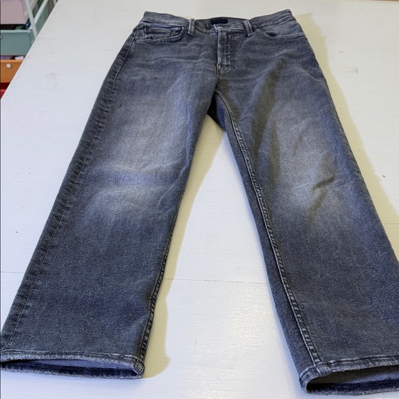 Mother The Mid Rise Rider Skimp Mid Rise Jeans in I Hate Snakes Size 26 - Picture 4 of 14